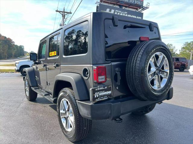 used 2017 Jeep Wrangler Unlimited car, priced at $18,980