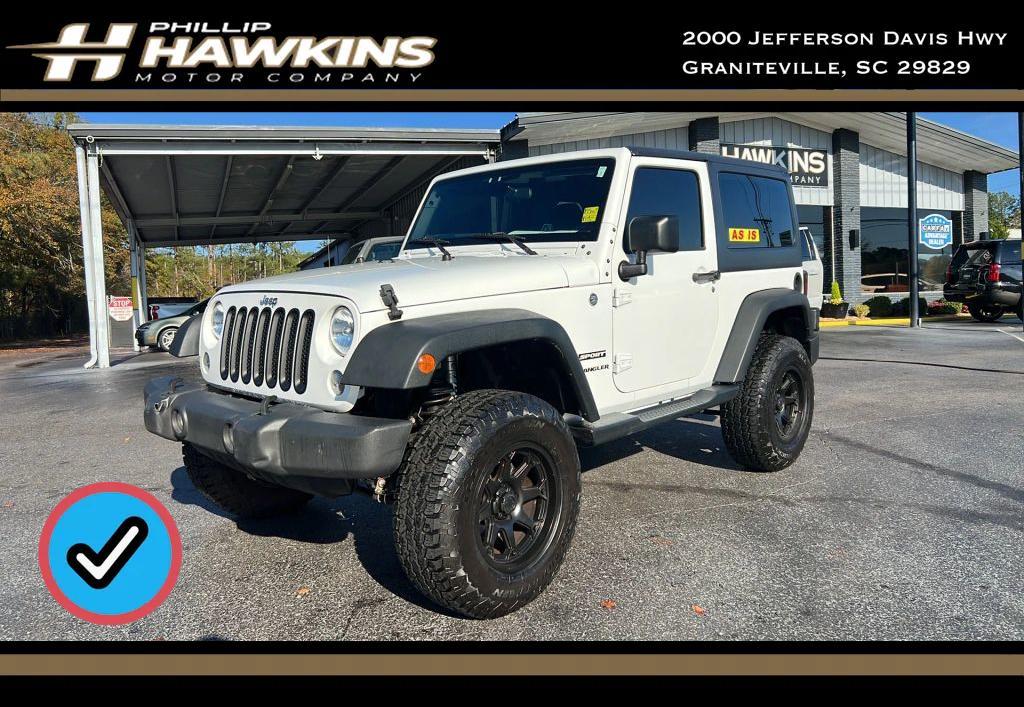 used 2015 Jeep Wrangler car, priced at $12,980