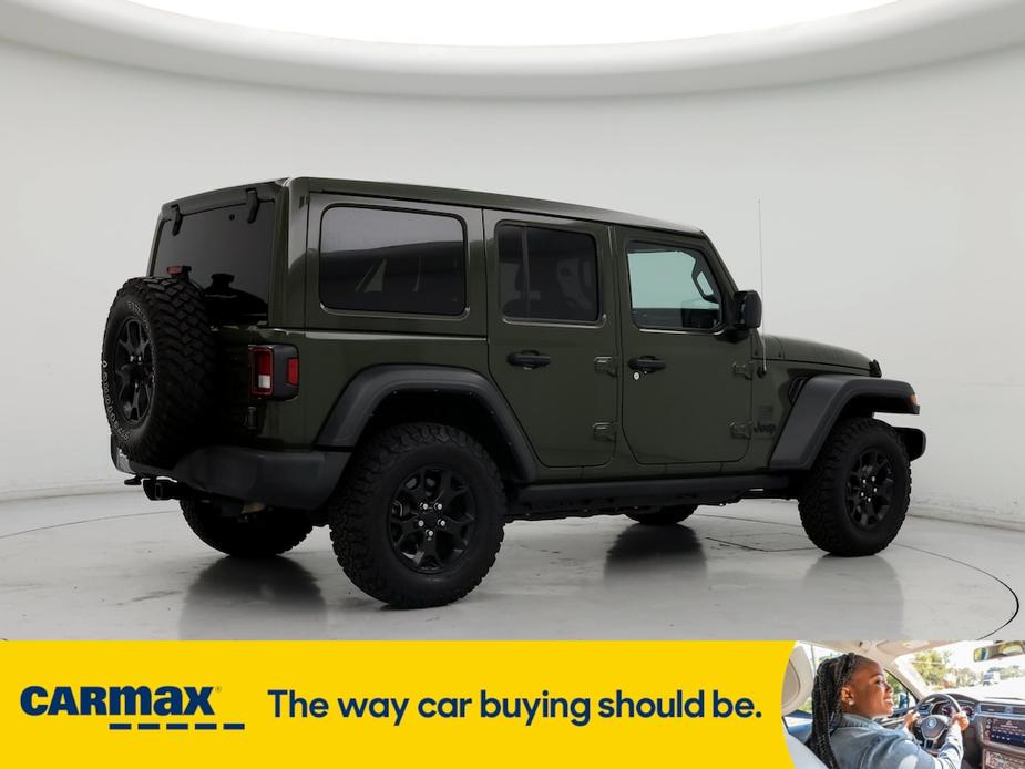 used 2021 Jeep Wrangler car, priced at $33,998