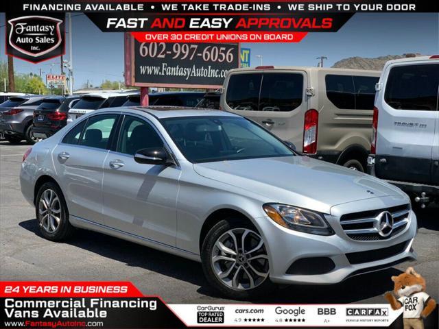 used 2018 Mercedes-Benz C-Class car, priced at $16,950