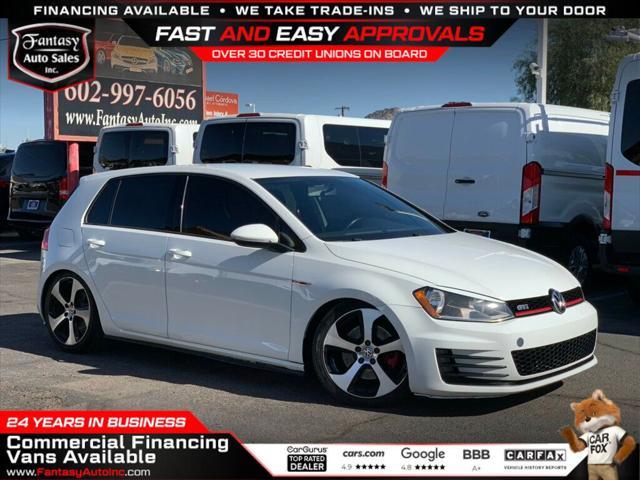 used 2017 Volkswagen Golf GTI car, priced at $15,500