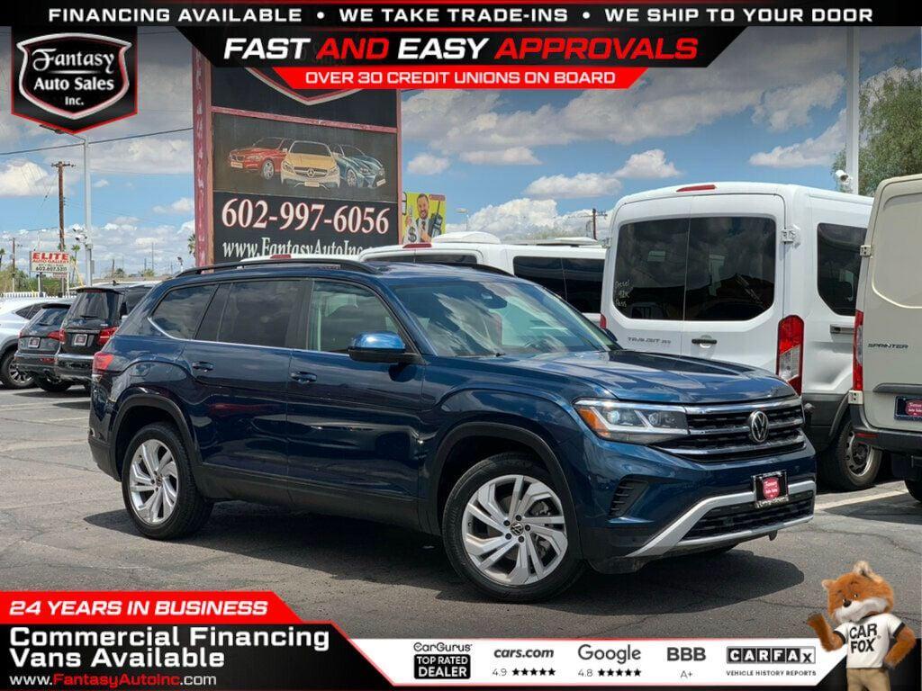 used 2021 Volkswagen Atlas car, priced at $21,950