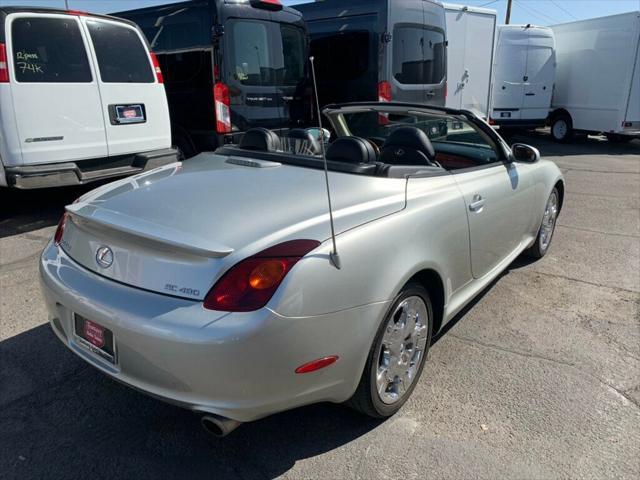 used 2004 Lexus SC 430 car, priced at $13,950