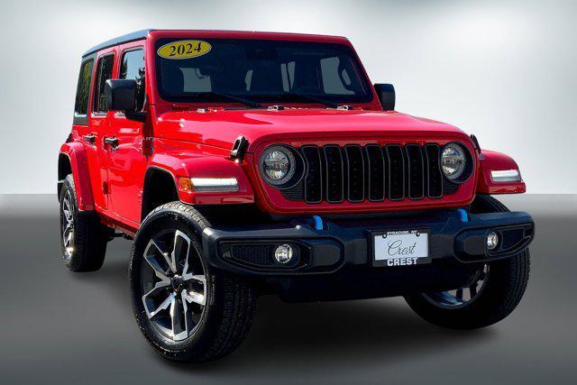 used 2024 Jeep Wrangler 4xe car, priced at $40,500