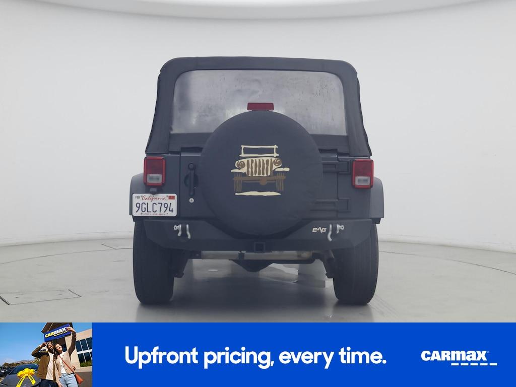 used 2017 Jeep Wrangler car, priced at $20,998