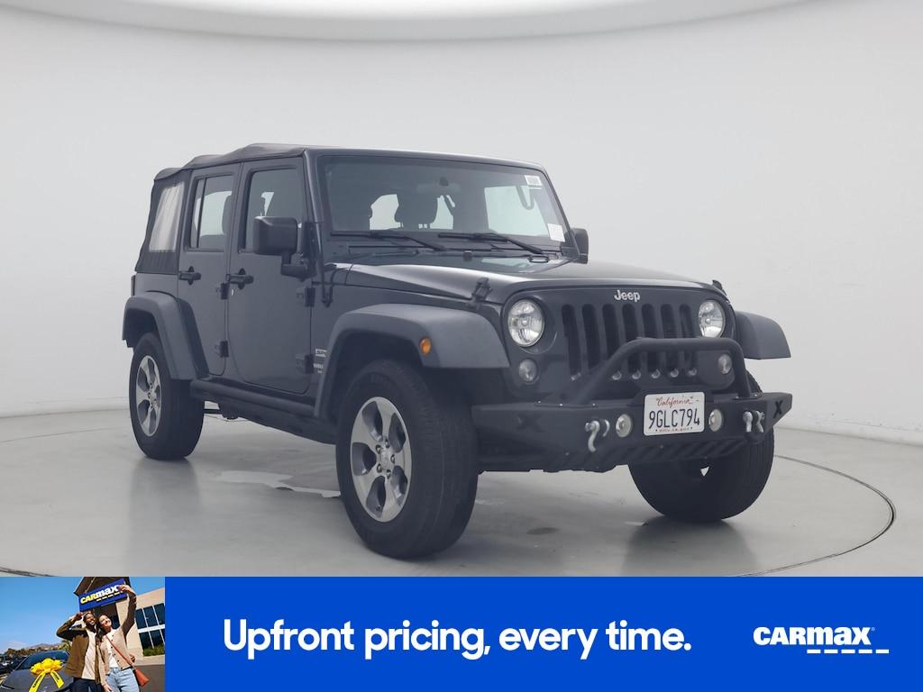 used 2017 Jeep Wrangler car, priced at $20,998