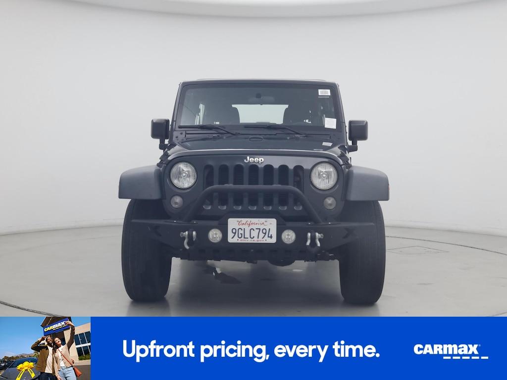 used 2017 Jeep Wrangler car, priced at $20,998
