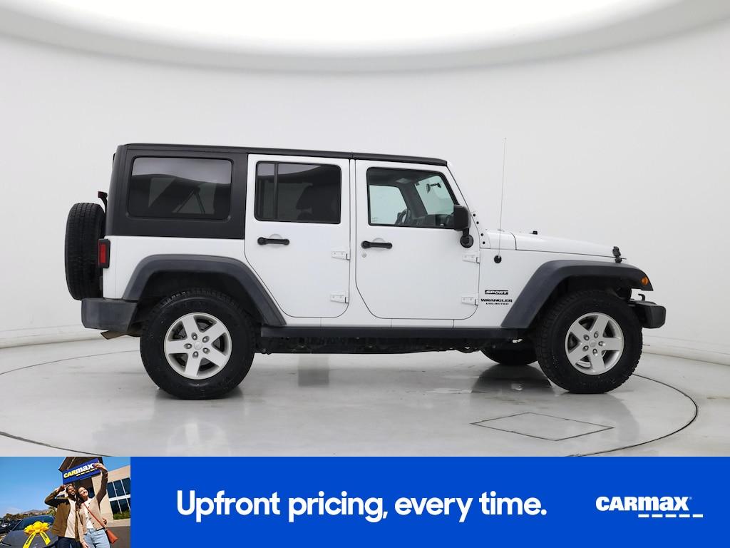 used 2015 Jeep Wrangler car, priced at $17,998