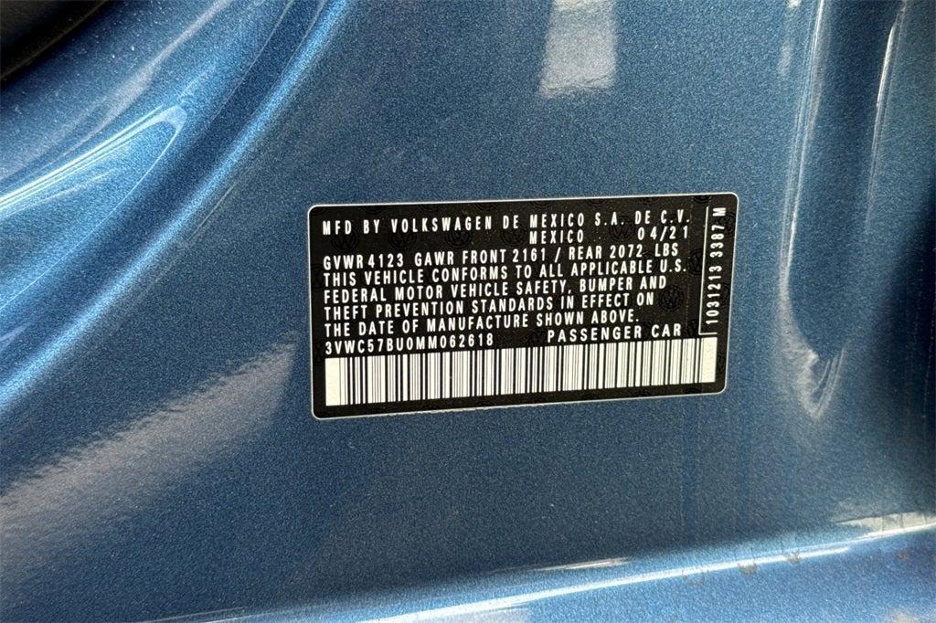 used 2021 Volkswagen Jetta car, priced at $15,999