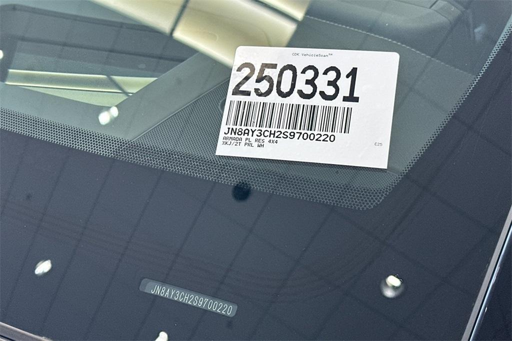 new 2025 Nissan Armada car, priced at $90,450