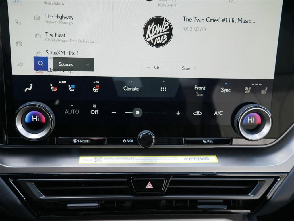 new 2025 Lexus TX 350 car, priced at $70,416