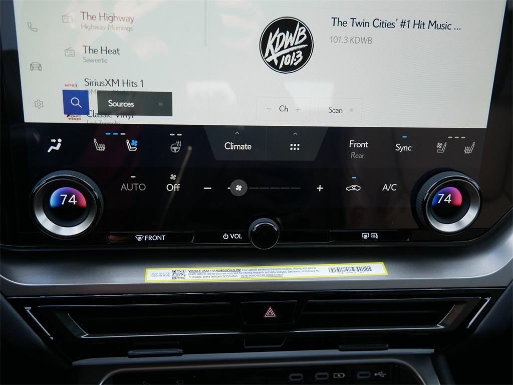 new 2025 Lexus TX 350 car, priced at $63,233