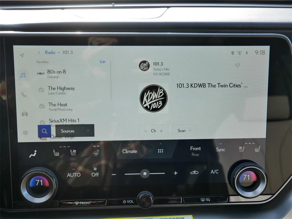 new 2026 Lexus TX 350 car, priced at $72,134