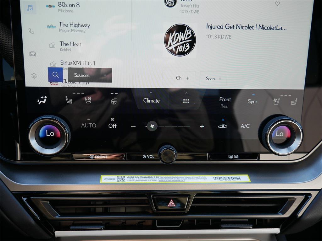 new 2025 Lexus TX 500h car, priced at $71,781