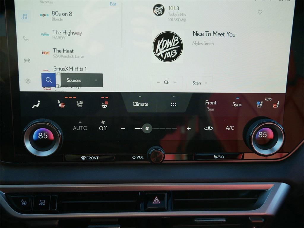 new 2025 Lexus RX 500h car, priced at $72,861