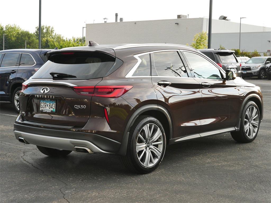 used 2021 INFINITI QX50 car, priced at $27,999