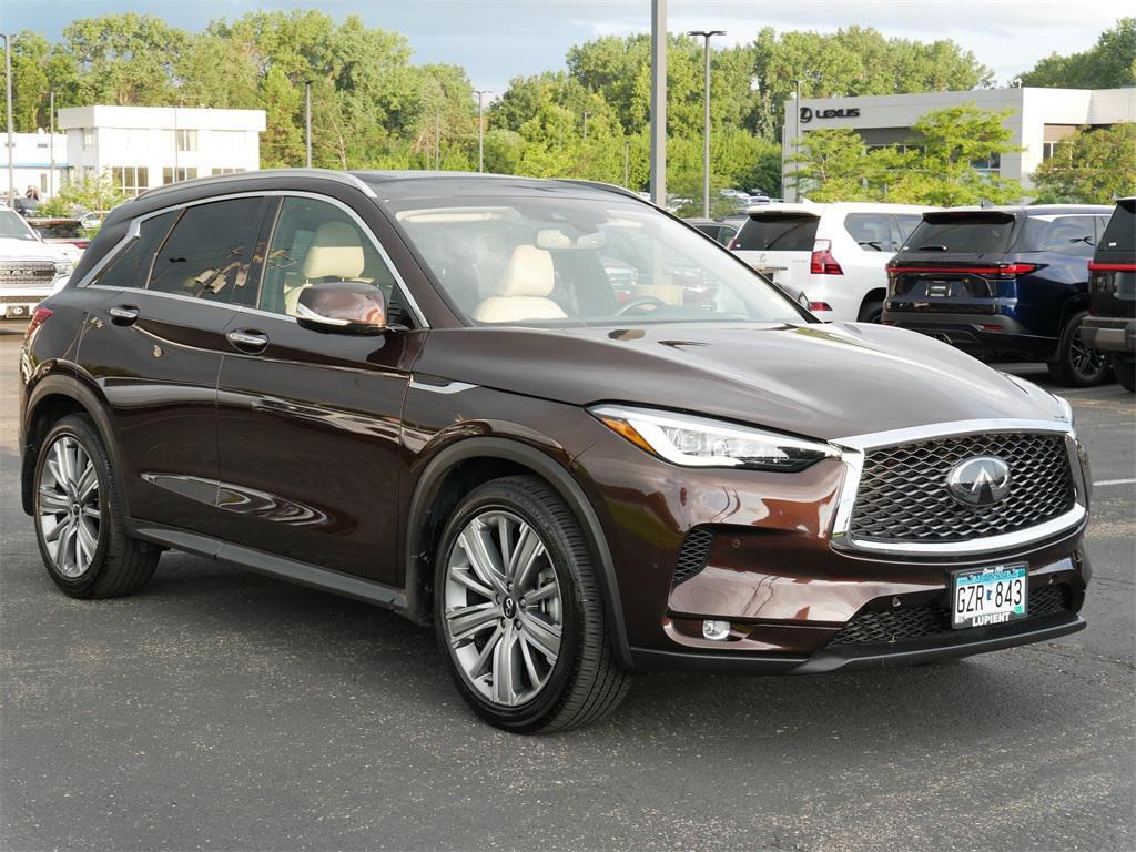 used 2021 INFINITI QX50 car, priced at $27,999