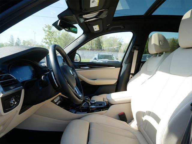 used 2022 BMW X3 car, priced at $37,499