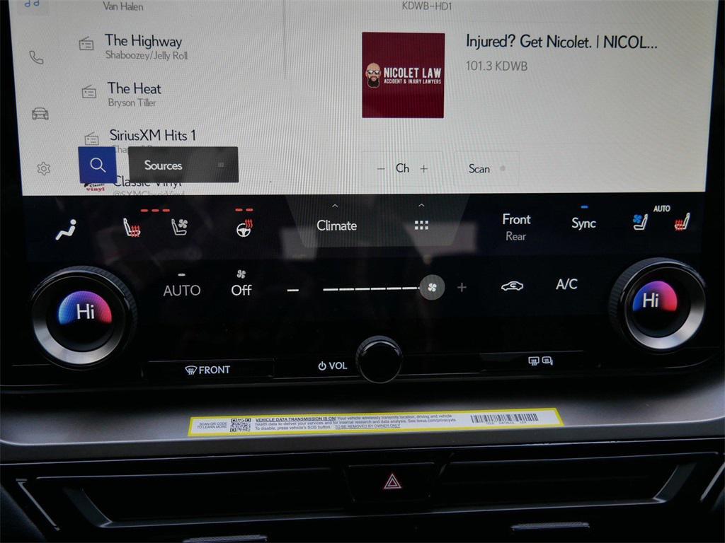 new 2026 Lexus TX 350 car, priced at $66,808