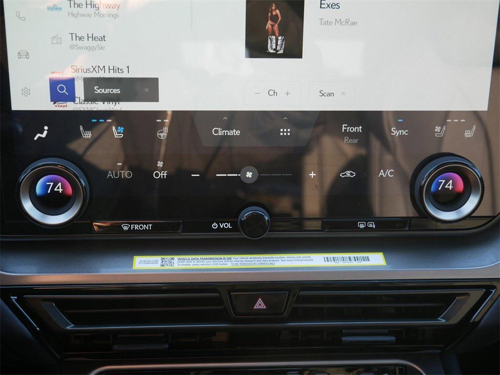 new 2025 Lexus TX 350 car, priced at $70,651