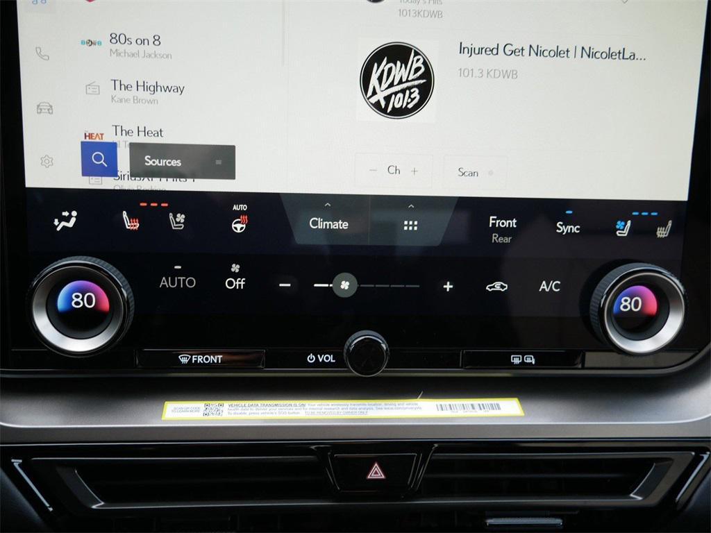 new 2025 Lexus TX 500h car, priced at $71,781