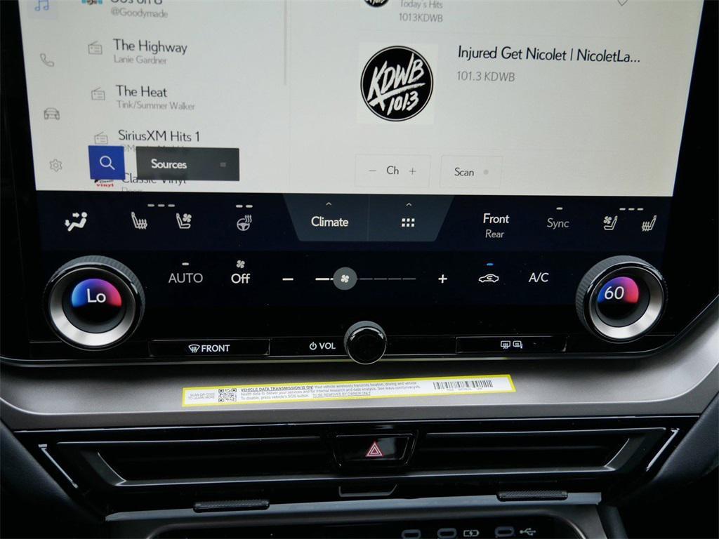 new 2025 Lexus TX 500h car, priced at $71,941