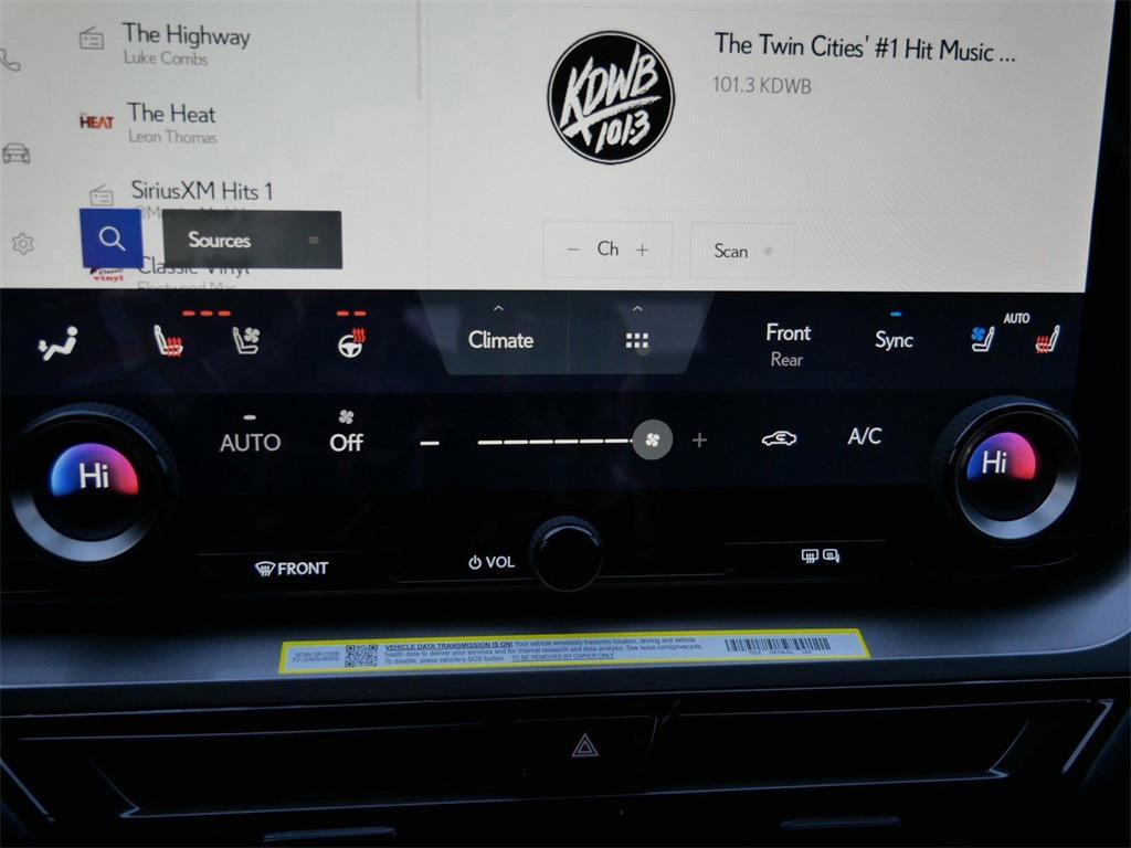 new 2026 Lexus TX 500h car, priced at $74,181