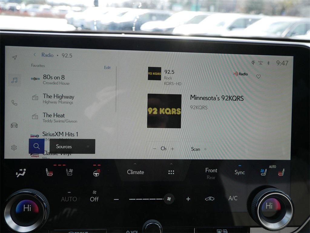 new 2025 Lexus TX 500h car, priced at $75,539