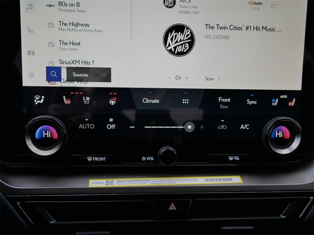 new 2026 Lexus TX 500h car, priced at $74,506