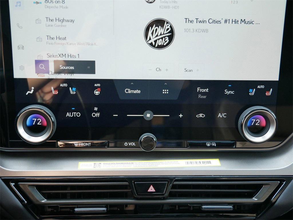 new 2025 Lexus TX 350 car, priced at $72,244