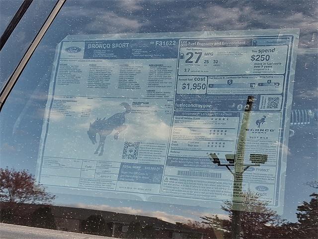 new 2025 Ford Bronco Sport car, priced at $33,966