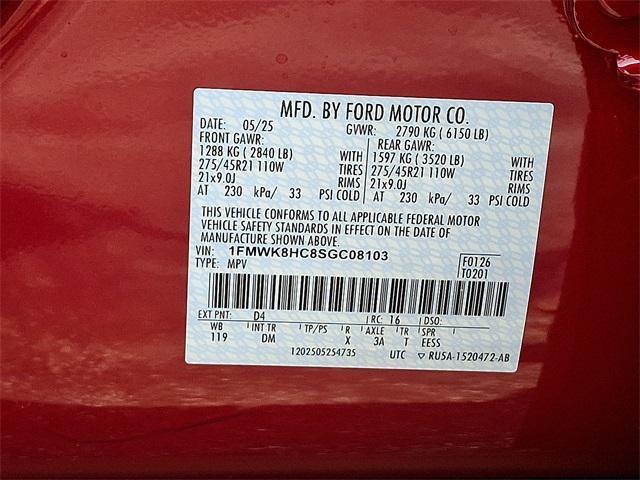 new 2025 Ford Explorer car, priced at $57,217