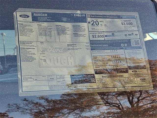new 2025 Ford Ranger car, priced at $43,708