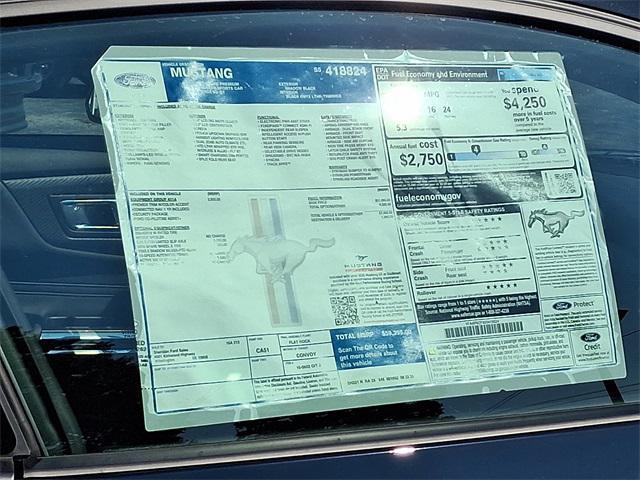 new 2025 Ford Mustang car, priced at $53,023