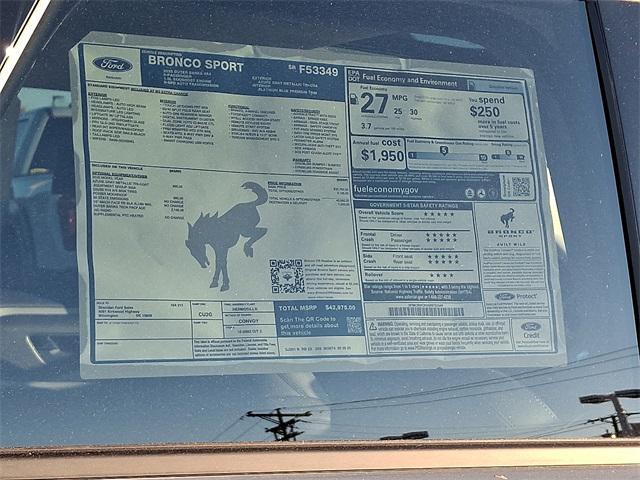 new 2025 Ford Bronco Sport car, priced at $40,000