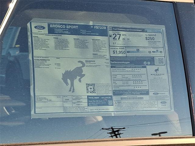 new 2025 Ford Bronco Sport car, priced at $38,130