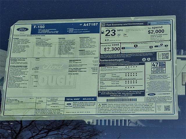 new 2025 Ford F-150 car, priced at $58,982