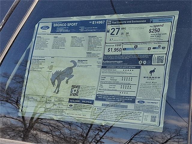 new 2025 Ford Bronco Sport car, priced at $36,670