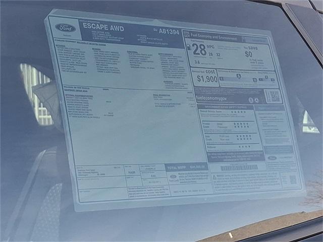new 2025 Ford Escape car, priced at $27,676
