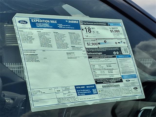 new 2025 Ford Expedition Max car, priced at $81,515
