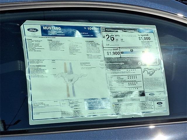 new 2026 Ford Mustang car, priced at $37,278