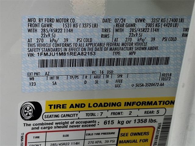 new 2024 Ford Expedition car, priced at $80,462