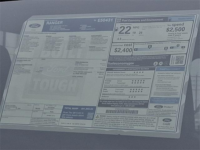 new 2025 Ford Ranger car, priced at $38,063