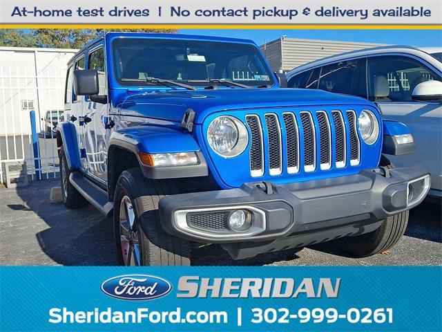 used 2022 Jeep Wrangler Unlimited car, priced at $32,732