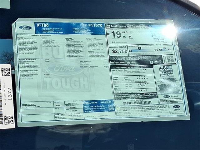 new 2025 Ford F-150 car, priced at $47,215