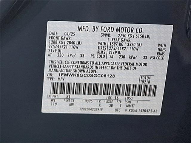 new 2025 Ford Explorer car, priced at $57,317