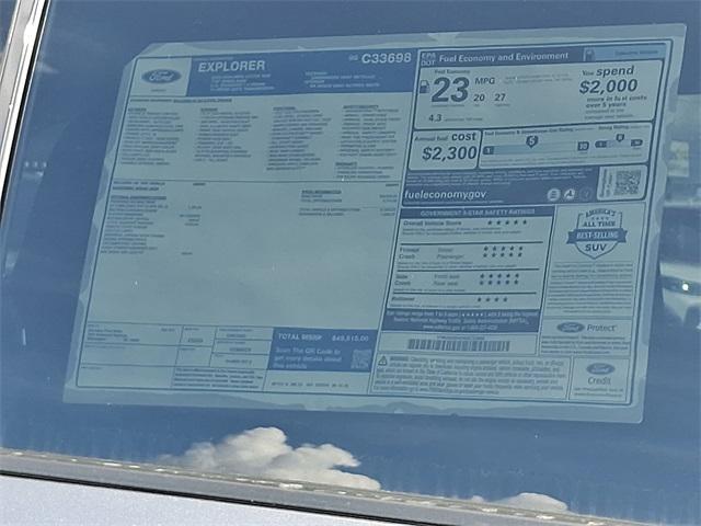 new 2025 Ford Explorer car, priced at $46,057