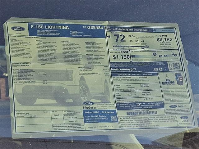 new 2025 Ford F-150 Lightning car, priced at $68,995