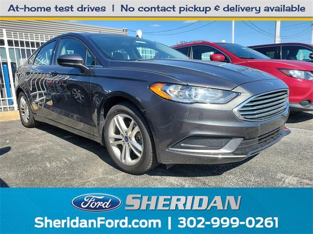 used 2018 Ford Fusion car, priced at $17,909