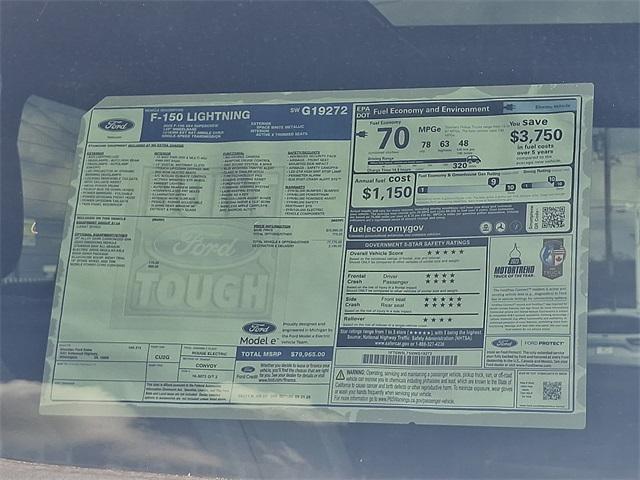 new 2025 Ford F-150 Lightning car, priced at $73,059